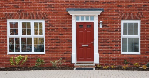 Red brick house